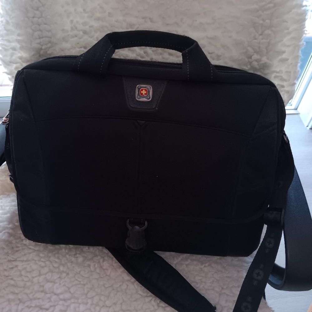 Luggage for a laptop.